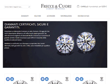 Tablet Screenshot of diamantifreccecuori.com